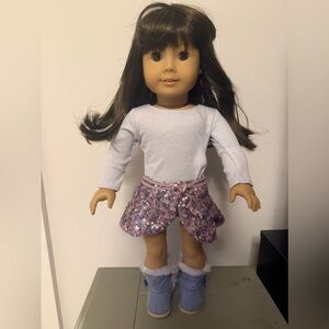 OFFICAL AMERICAN GIRL DOLL: Purple outfit set